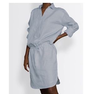 NWT Madewell Reistor Meet Me By The Cliff Shirtdress 100% Hemp